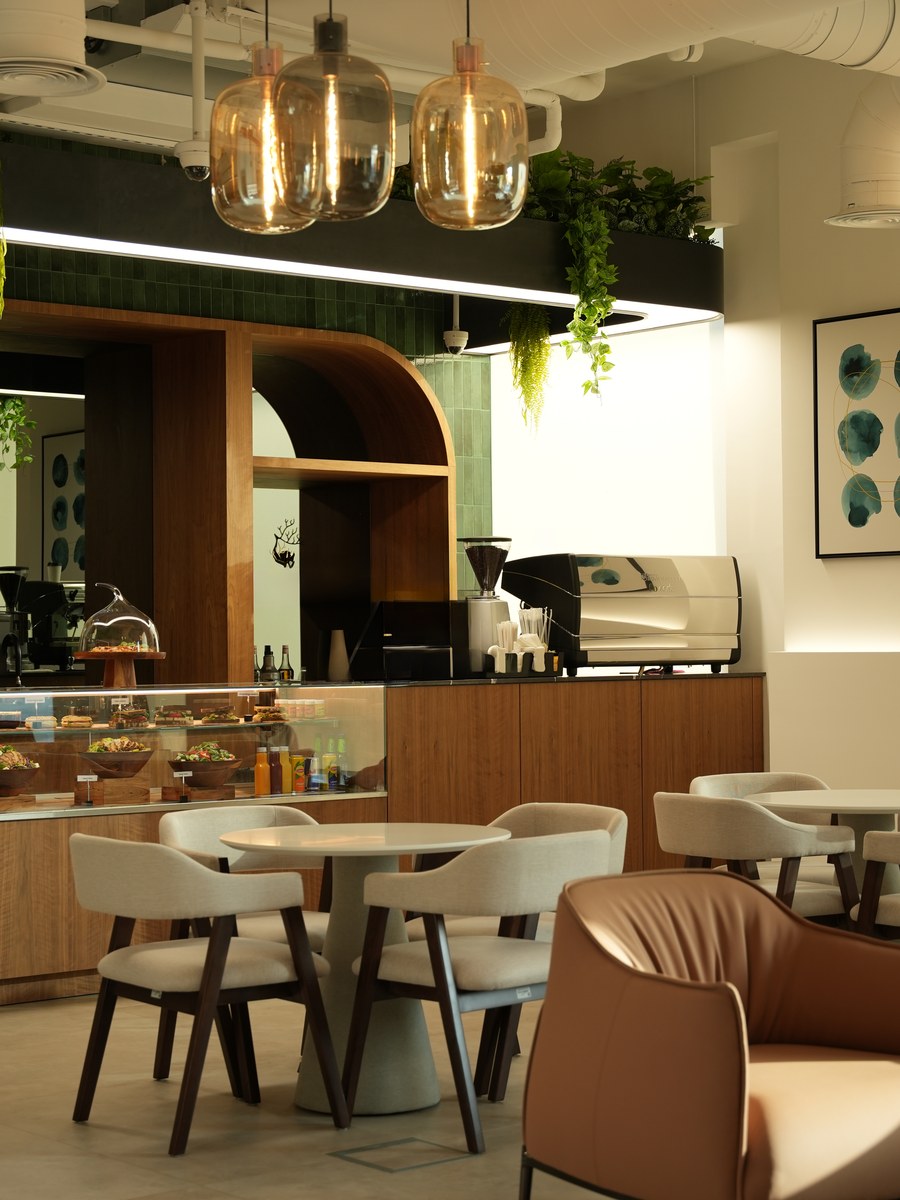 The cafe counter at flowork Dubai Hills